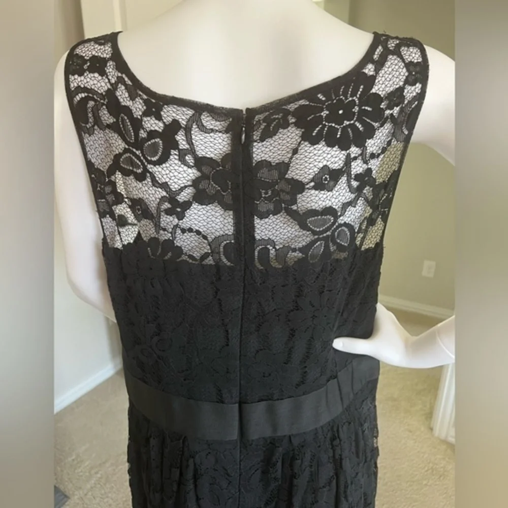 BB Dakota Cyrus Black Lace Dress SZ 16 - Picture 5 of 5